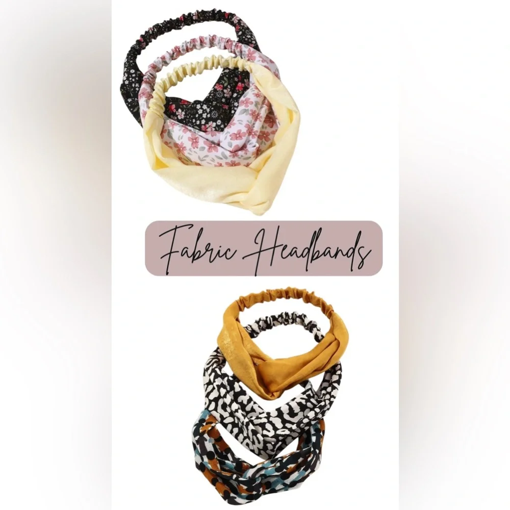 NEW Stretchy Fabric Headbands - Picture 1 of 4